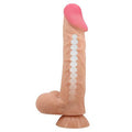 24 cm Kıkırdak Yapılı Çift Katmanlı Gerçekçi Dildo Penis - BDM1325