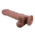 Belden Bağlamalı 24 cm Kıkırdak Yapılı Çift Katmanlı Gerçekçi Melez Dildo Penis - BDM1326B