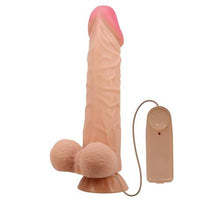 %40 İndirim – Belden Bağlamalı 24 cm Kıkırdaklı Çift Katmanlı Gerçekçi Titreşimli Dildo Vibratör Penis - CA-BDM1317B