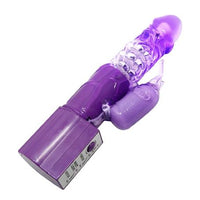 24 cm Oynar Başlı Klitoris Uyarıcılı Teknolojik Vibratör Penis - BDM4103