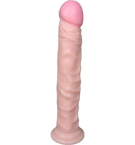 24 cm Belden Bağlamalı Realistik Testissiz Dildo Penis Set - U6035B