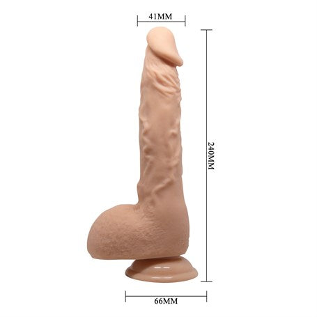 24 cm Realistik Vantuzlu Dildo Penis - BDM8043