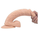 [FIRSAT] %5 İndirim – 24 cm Belden Bağlamalı Vantuzlu Realistik Penis Anal Vajinal Dildo - CA-PX057B