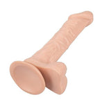 24 cm Vantuzlu Realistik Penis Anal Vajinal Dildo - CA-PX057