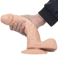 24 cm Belden Bağlamalı Vantuzlu Realistik Penis Anal Vajinal Dildo - CA-PX057B