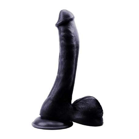 24 cm Belden Bağlamalı Realistik Vantuzlu Zenci Dildo Penis - BDM1129B