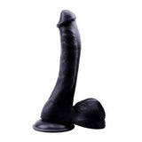 24 cm Belden Bau011flamalu0131 Realistik Vantuzlu Zenci Dildo Penis - BDM1129B