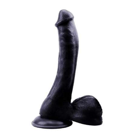 24 cm Realistik Vantuzlu Zenci Dildo Penis - BDM1129