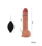 24 cm Belden Bau011flamalu0131 Su Fu0131u015fku0131rtmalu0131 Realistik Penis Anal Vajinal Dildo - BDM1005B