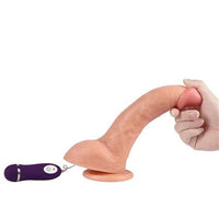 24,5 cm Gerçekçi Titreşimli Dildo Vibratör Penis - Beast - BDM10020V