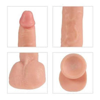 24,5 cm Belden Bau011flamalu0131 Titreu015fimli Realistik Dildo Penis Set - BDM10020VB