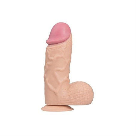 24,5 cm Belden Bağlamalı Vantuzlu Realistik Penis Anal Vajinal Dildo - PX164B
