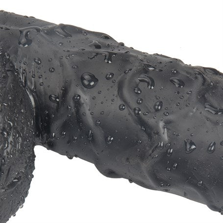 24,5 cm Vantuzlu Realistik Zenci Penis Anal Vajinal Dildo - PX164S