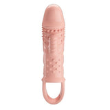 [DEV İNDİRİM] %45 İndirim – 2,5 cm Dolgu Uzatmalı Titreşimli Penis Kılıfı Prezervatif Vibratör - CA-BDM2624