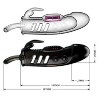 2,5 cm Dolgu Uzatmalı Titreşimli Zenci Penis Kılıfı Prezervatif Vibratör - BDM2641