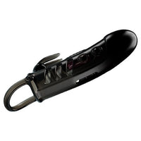 2,5 cm Dolgu Uzatmalı Titreşimli Zenci Penis Kılıfı Prezervatif Vibratör - BDM2641
