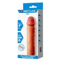 16,5 cm 2,5 cm Dolgulu Premium Ten Rengi Silikon Penis Kılıfı - Nile - BDM1389
