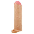 16,5 cm 2,5 cm Dolgulu Premium Ten Rengi Silikon Penis Kılıfı - Bunion - BDM1390