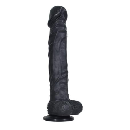 %15 İndirim – 25 cm Et Dokusunda Süper Realistik Zenci Penis - J. Knight - CA-U6002S