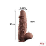 25 cm Gerçekçi Uzun & Kalın Dildo Penis - BDM1140