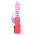 25 cm Oynar Başlı Klitoris Uyarıcılı Teknolojik Vibratör Penis - BDM4102