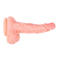 17 cm Realistik Vantuzlu Dildo Penis - 8018N