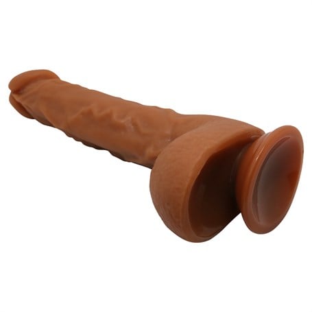 25,2 cm Realistik Vantuzlu Melez Dildo Penis - CA-BDM8041