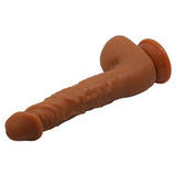 [DEV İNDİRİM] %25 İndirim – 25,2 cm Realistik Vantuzlu Melez Dildo Penis + Kemer + Kayganlaştırıcı Hediyeli - CA-BDM8041B