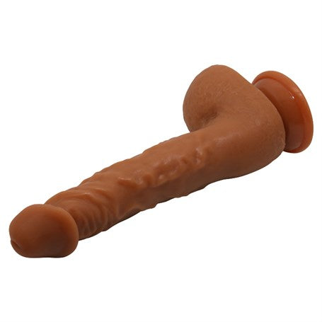 25,2 cm Realistik Vantuzlu Melez Dildo Penis - CA-BDM8041