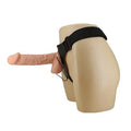 26 cm Belden Bağlamalı İçi Dolu Titreşimli Büyük Strapon Penis - BDM1256