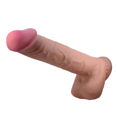 26 cm Kıkırdak Yapılı Çift Katmanlı Gerçekçi Melez Dildo Penis - BDM1323