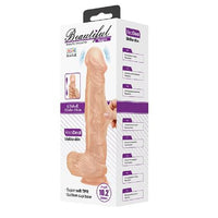 %40 İndirim – 26 cm Titreşimli Gerçekçi Kalın Dildo Penis - Bergrisi - CA-BDM1253