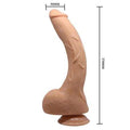 Belden Bau011flamalu0131 27 cm Ger&ccedil;ek&ccedil;i Kalu0131n Dildo Penis - Jack - BDM1250B