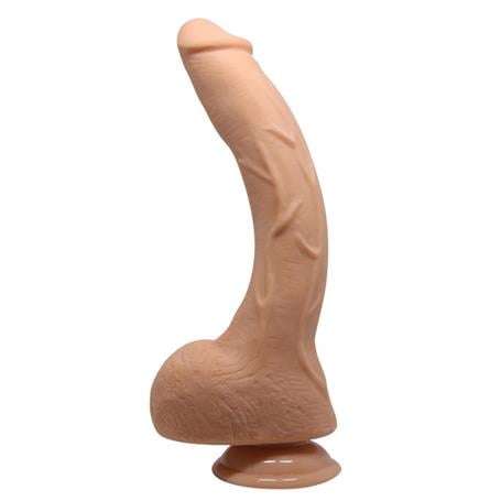 Belden Bağlamalı 27 cm Gerçekçi Kalın Dildo Penis - Jack - BDM1250B