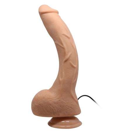 27 cm Titreşimli Gerçekçi Kalın Dildo Penis - Jack - BDM1251