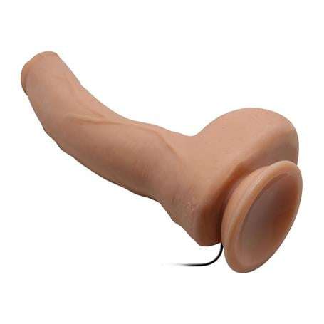 Belden Bağlamalı 27 cm Titreşimli Gerçekçi Kalın Dildo Penis - Jack - BDM1251B