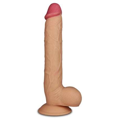 27,5 cm Ger&ccedil;ek&ccedil;i Dev Dildo Penis - King Sized - LV2205