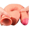 28 cm Belden Bağlamalı Yeni Nesil Çift Katmanlı Realistik Dildo Penis - LV411011B