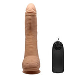 [DEV İNDİRİM] %36 İndirim – 28 cm Titreşimli Gerçekçi Kalın Dildo Penis - Alex - CA-BDM1248