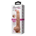 Belden Bau011flamalu0131 28 cm Titreu015fimli Ger&ccedil;ek&ccedil;i Kalu0131n Dildo Penis - Dick - BDM1249B