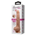 28 cm Titreu015fimli Ger&ccedil;ek&ccedil;i Kalu0131n Dildo Penis - Dick - BDM1249