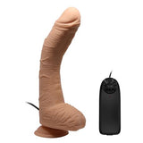 [DEV İNDİRİM] %36 İndirim – 28 cm Titreşimli Gerçekçi Kalın Dildo Penis - Alex - CA-BDM1248