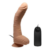 [DEV İNDİRİM] %36 İndirim – Belden Bağlamalı 28 cm Titreşimli Gerçekçi Kalın Dildo Penis - Alex - CA-BDM1248B