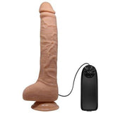 28 cm Titreu015fimli Ger&ccedil;ek&ccedil;i Kalu0131n Dildo Penis - Dick - BDM1249