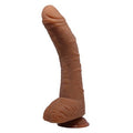 28,2 cm Belden Bağlamalı Gerçekçi Kalın Dildo Penis - Alex - BDM8037B