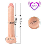 29,5 cm Belden Bağlamalı Gerçekçi Kalın Dildo Penis - Bart - BDM1038B