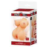 3 Boyutlu Büyük Kalçalı Yarım Vücut Vajinal Silikon Seksi Masturbatör - Herta - BDM1477