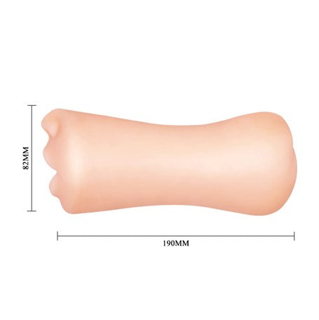 3 Boyutlu Çift Taraflı Suni Oral & Vajinal Mastürbatör - Gemini - BDM9215