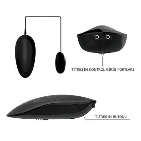 3 Boyutlu Çift Taraflı Titreşimli Suni Vajinal Mastürbatör - Emma - BDM1238