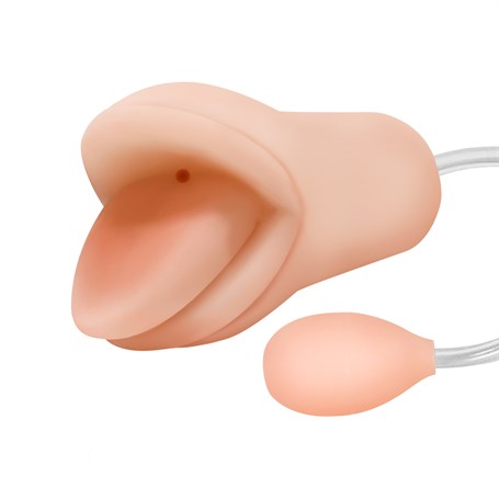 3 Boyutlu Emme Pompalı Suni Oral Mastürbatör - BDM9074